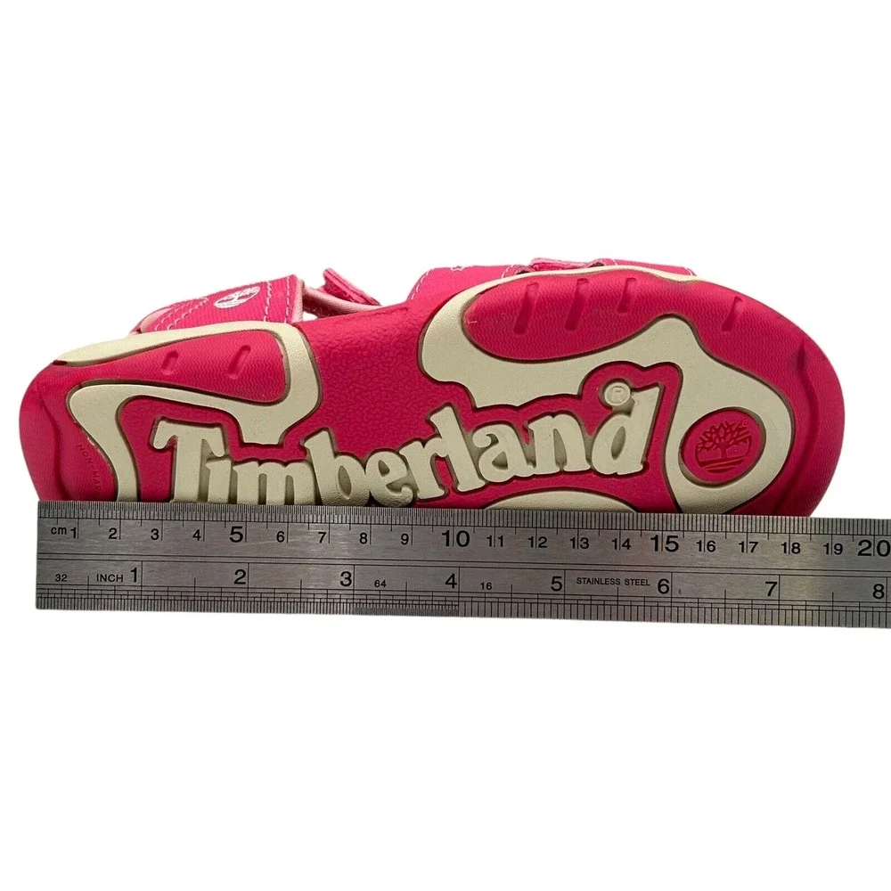 Timberland Girls Outdoor Sporty Sandals Size 12‎ Pink Open Toe Adjustable Straps